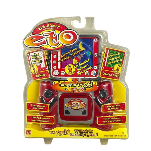 Etch A Sketch ETO TV Based Creativity System Plug ‘N Play Drawing Video Game - Picture 1 of 8